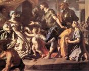 弗朗西斯科 索利梅纳 : Dido Receiving Aeneas And Cupid Disguised As Ascanius